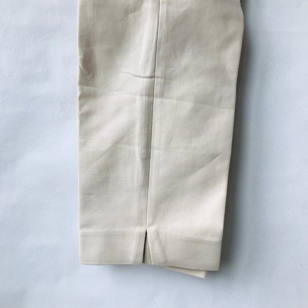 Vince Camuto  Ankle  Pants With Side Zipper Cool Beige Size 8 - Picture 7 of 10